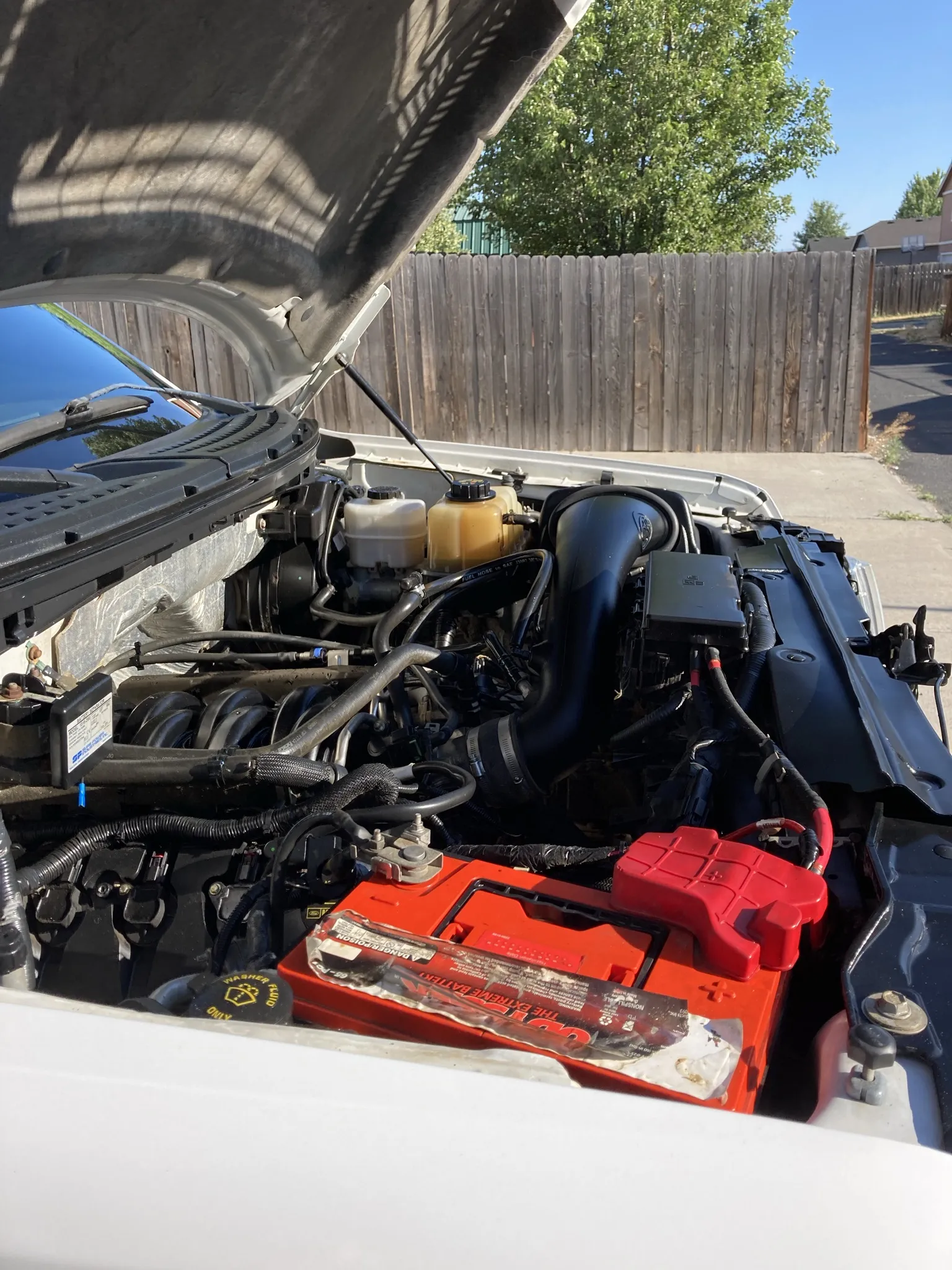  A vehicle in desperate need of thorough cleaning and fluid care, receiving meticulous attention through car wash services.